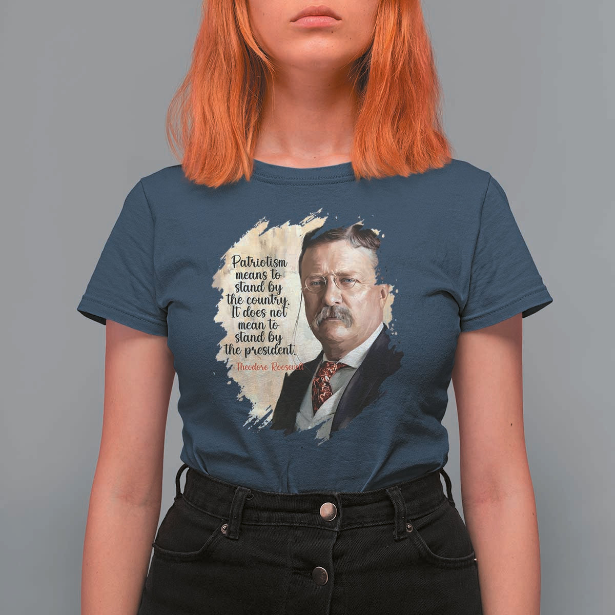 Theodore Roosevelt Quote T Shirt For Women American History Presidents Day