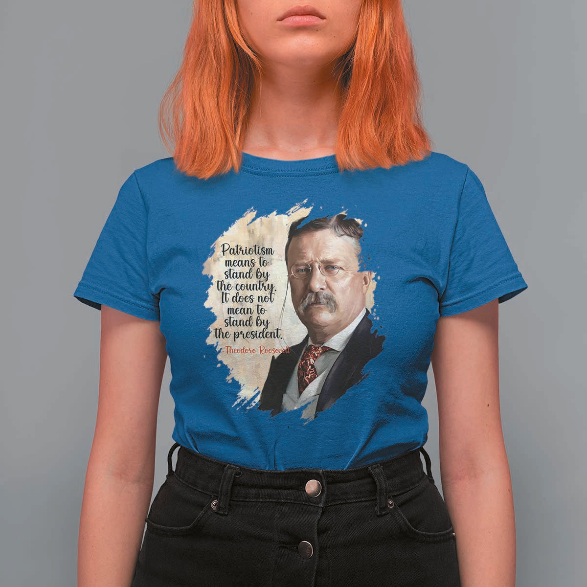 Theodore Roosevelt Quote T Shirt For Women American History Presidents Day