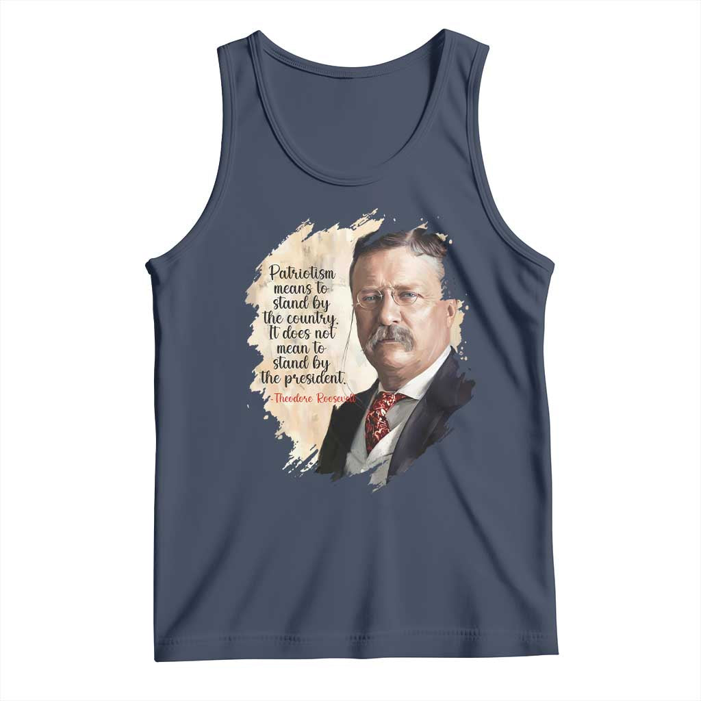 Theodore Roosevelt Quote Tank Top American History Presidents Day