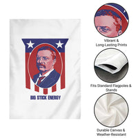 Theodore Roosevelt Patriotic American Flag Garden Flag Big Stick Energy President