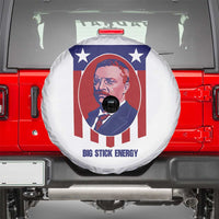 Theodore Roosevelt Patriotic American Flag Spare Tire Cover Big Stick Energy President