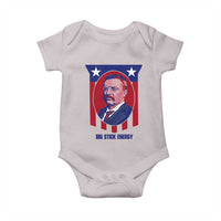 Theodore Roosevelt Patriotic American Flag Baby Onesie Big Stick Energy President