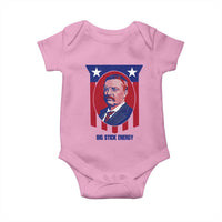 Theodore Roosevelt Patriotic American Flag Baby Onesie Big Stick Energy President