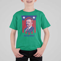 Theodore Roosevelt Patriotic American Flag T Shirt For Kid Big Stick Energy President