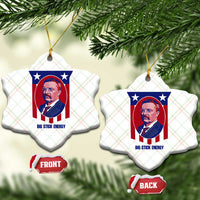 Theodore Roosevelt Patriotic American Flag Ceramic Ornament Big Stick Energy President