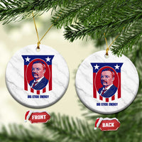 Theodore Roosevelt Patriotic American Flag Ceramic Ornament Big Stick Energy President