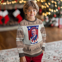 Theodore Roosevelt Patriotic American Flag Ugly Christmas Sweater Big Stick Energy President