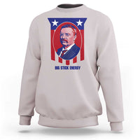 Theodore Roosevelt Patriotic American Flag Sweatshirt Big Stick Energy President