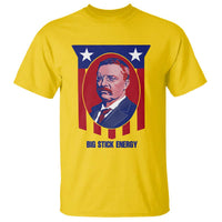 Theodore Roosevelt Patriotic American Flag T Shirt Big Stick Energy President