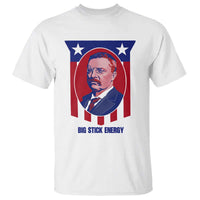 Theodore Roosevelt Patriotic American Flag T Shirt Big Stick Energy President