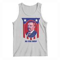 Theodore Roosevelt Patriotic American Flag Tank Top Big Stick Energy President