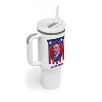 Theodore Roosevelt Patriotic American Flag Tumbler With Handle Big Stick Energy President