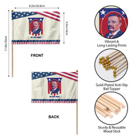 Theodore Roosevelt American Flag Patriotic Handheld Flag Big Stick Energy President