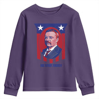 Theodore Roosevelt Patriotic American Flag Youth Sweatshirt Big Stick Energy President