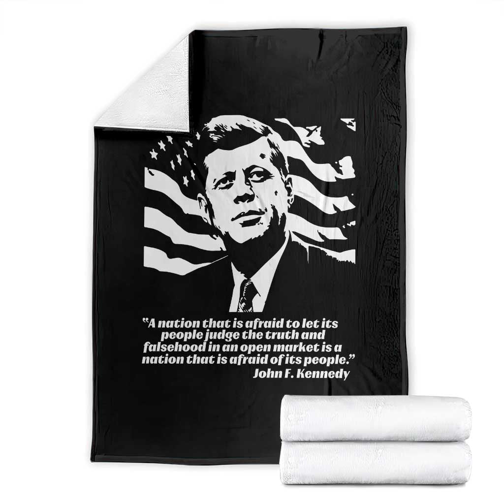 Theodore Roosevelt Quote Throw Blanket Patriotic American Flag Presidents Day