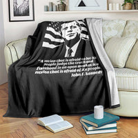 Theodore Roosevelt Quote Throw Blanket Patriotic American Flag Presidents Day