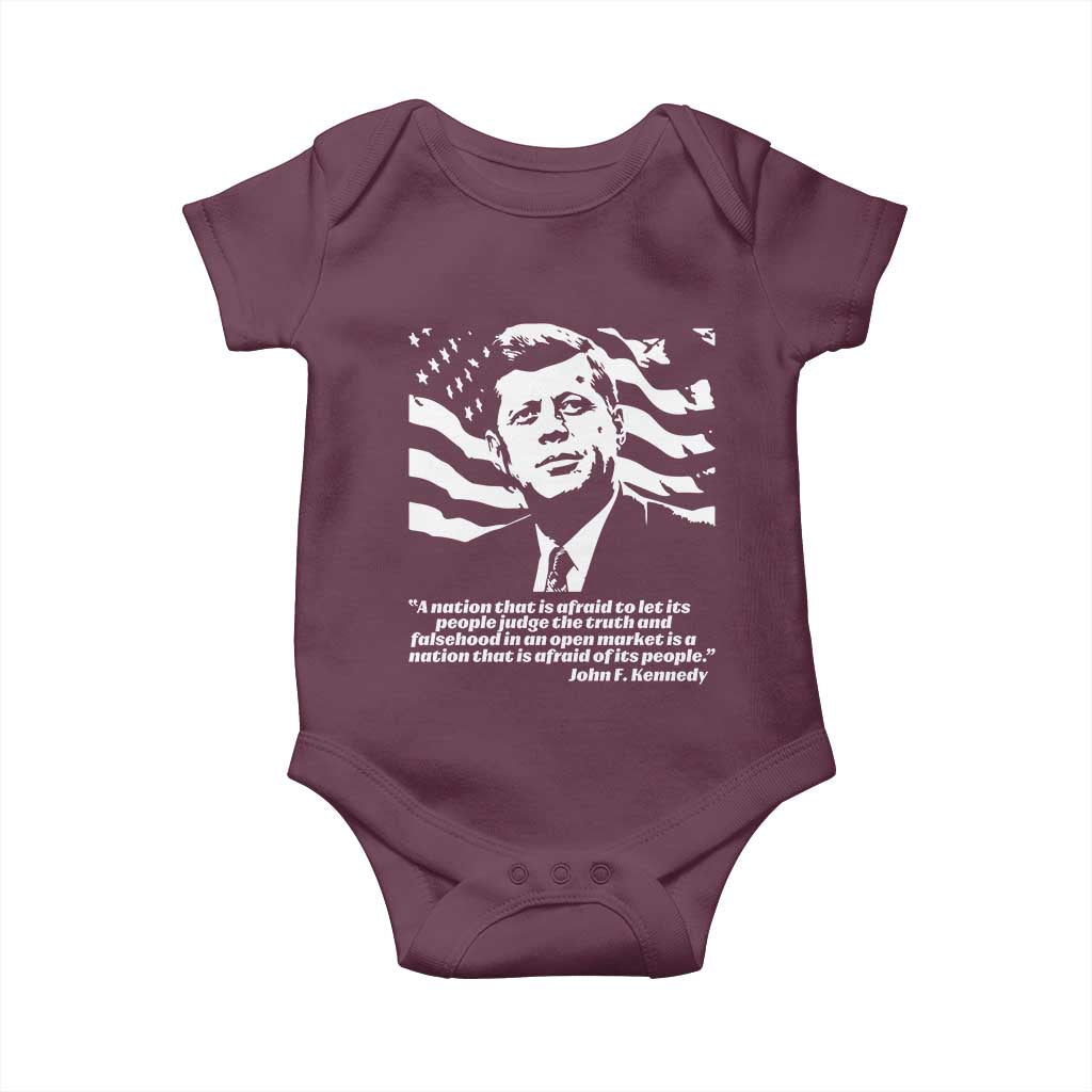 Theodore Roosevelt Quote Baby Onesie Patriotic American Flag Presidents Day