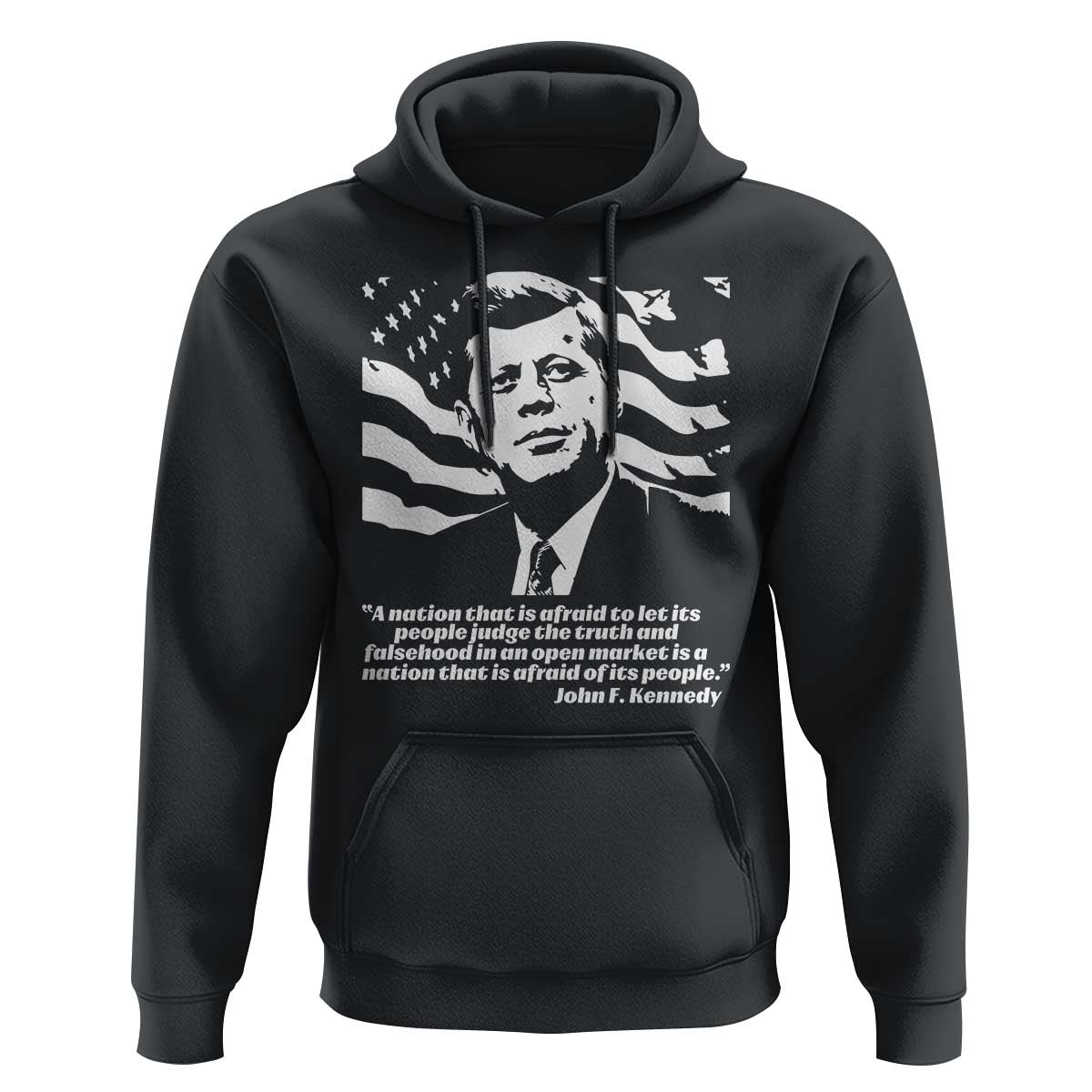 Theodore Roosevelt Quote Hoodie Patriotic American Flag Presidents Day