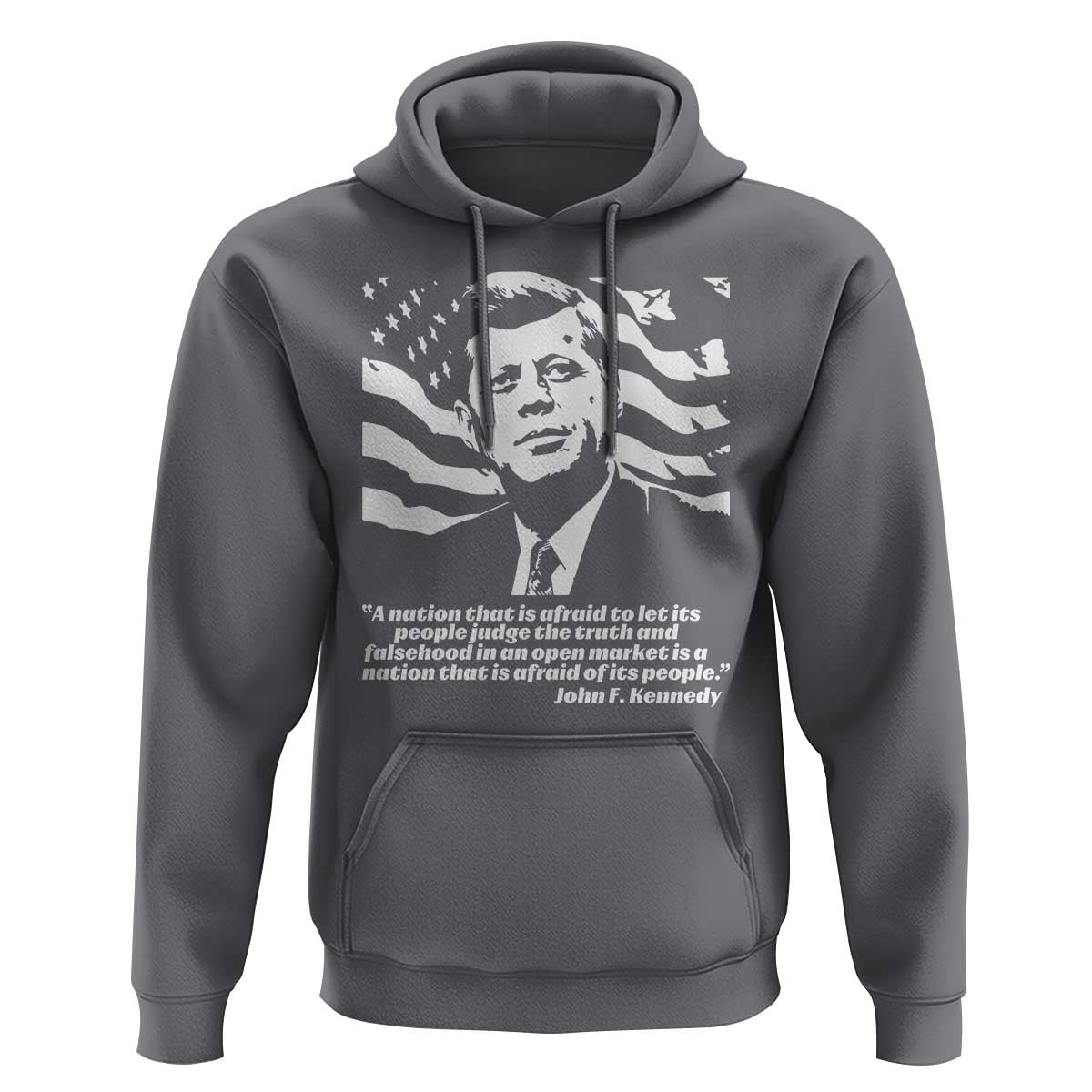 Theodore Roosevelt Quote Hoodie Patriotic American Flag Presidents Day