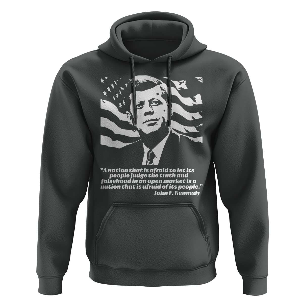Theodore Roosevelt Quote Hoodie Patriotic American Flag Presidents Day