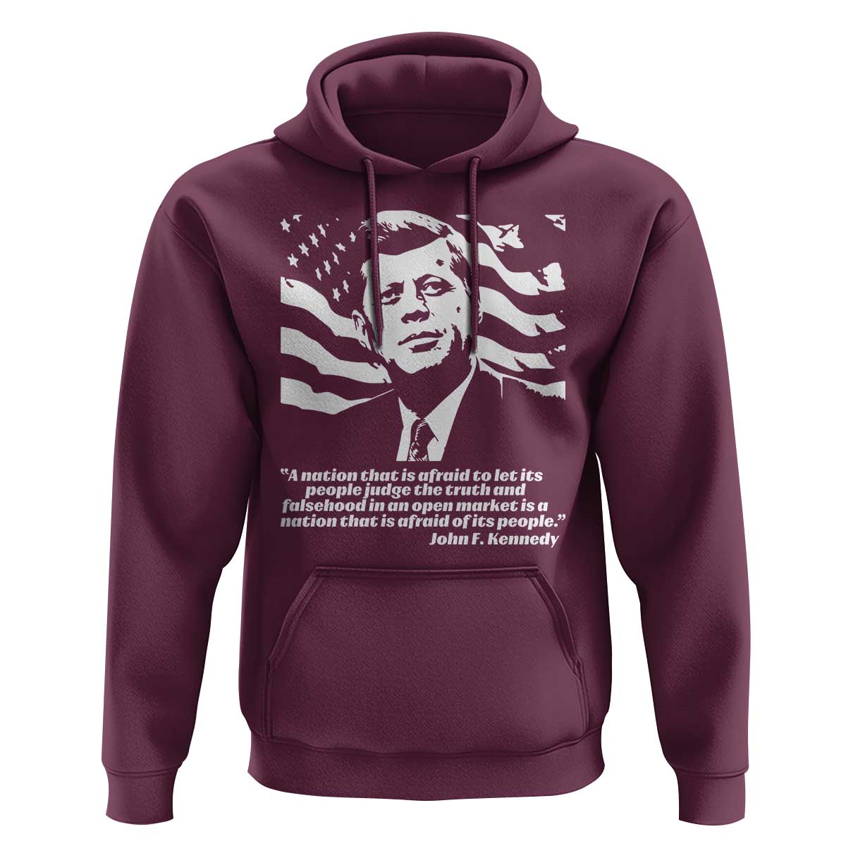 Theodore Roosevelt Quote Hoodie Patriotic American Flag Presidents Day