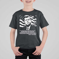 Theodore Roosevelt Quote T Shirt For Kid Patriotic American Flag Presidents Day