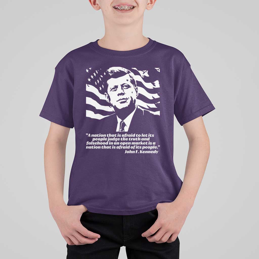 Theodore Roosevelt Quote T Shirt For Kid Patriotic American Flag Presidents Day