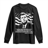 Theodore Roosevelt Quote Long Sleeve Shirt Patriotic American Flag Presidents Day