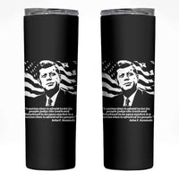 Theodore Roosevelt Quote Skinny Tumbler Patriotic American Flag Presidents Day
