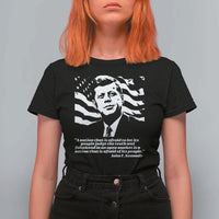 Theodore Roosevelt Quote T Shirt For Women Patriotic American Flag Presidents Day