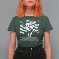 Theodore Roosevelt Quote T Shirt For Women Patriotic American Flag Presidents Day