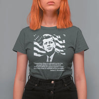 Theodore Roosevelt Quote T Shirt For Women Patriotic American Flag Presidents Day