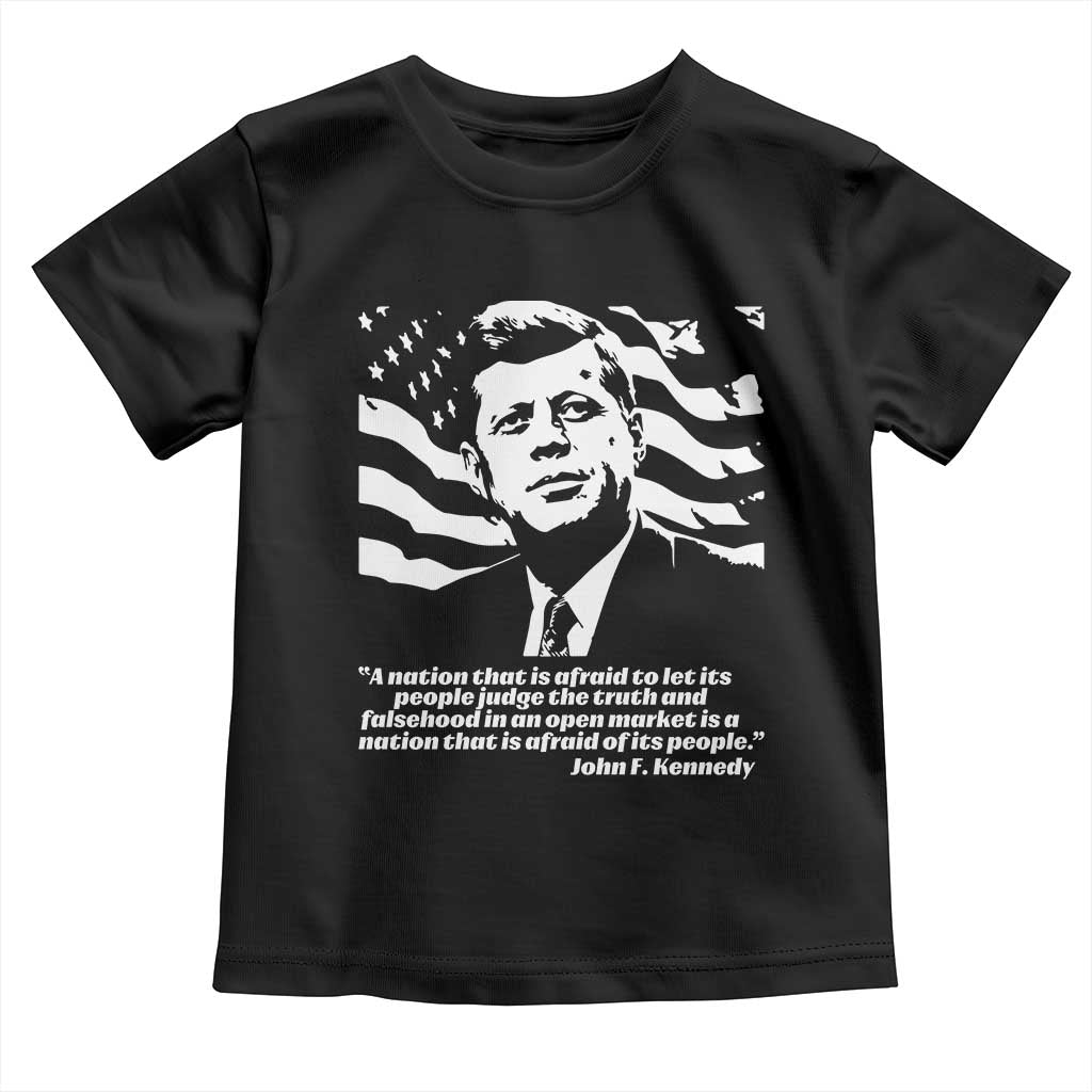 Theodore Roosevelt Quote Toddler T Shirt Patriotic American Flag Presidents Day