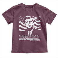 Theodore Roosevelt Quote Toddler T Shirt Patriotic American Flag Presidents Day