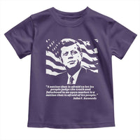 Theodore Roosevelt Quote Toddler T Shirt Patriotic American Flag Presidents Day