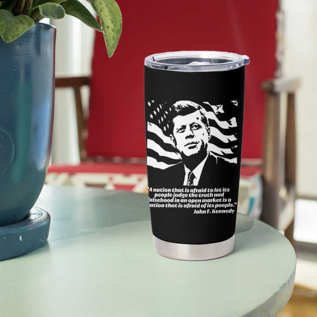 Theodore Roosevelt Quote Tumbler Cup Patriotic American Flag Presidents Day