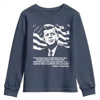 Theodore Roosevelt Quote Youth Sweatshirt Patriotic American Flag Presidents Day