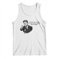 John F. Kennedy President Quote Tank Top If Not Us Who If Not Now When
