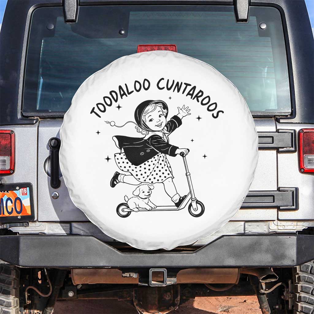 Toodaloo Cuntaroos Spare Tire Cover Funny Roller Girl Sarcastic