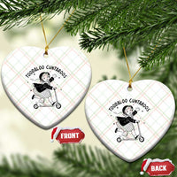 Toodaloo Cuntaroos Ceramic Ornament Funny Roller Girl Sarcastic