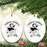 Toodaloo Cuntaroos Ceramic Ornament Funny Roller Girl Sarcastic