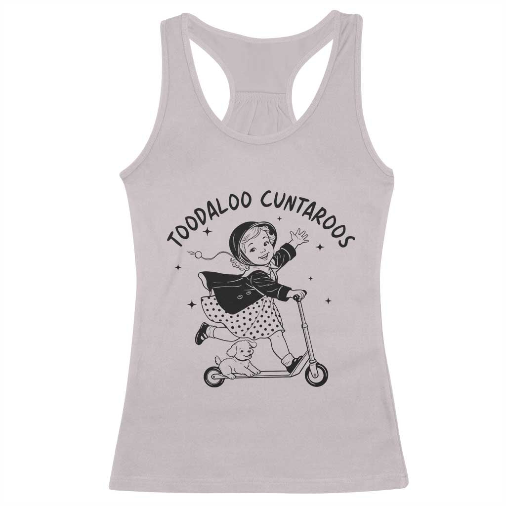 Toodaloo Cuntaroos Racerback Tank Top Funny Roller Girl Sarcastic