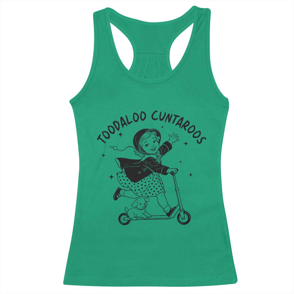 Toodaloo Cuntaroos Racerback Tank Top Funny Roller Girl Sarcastic