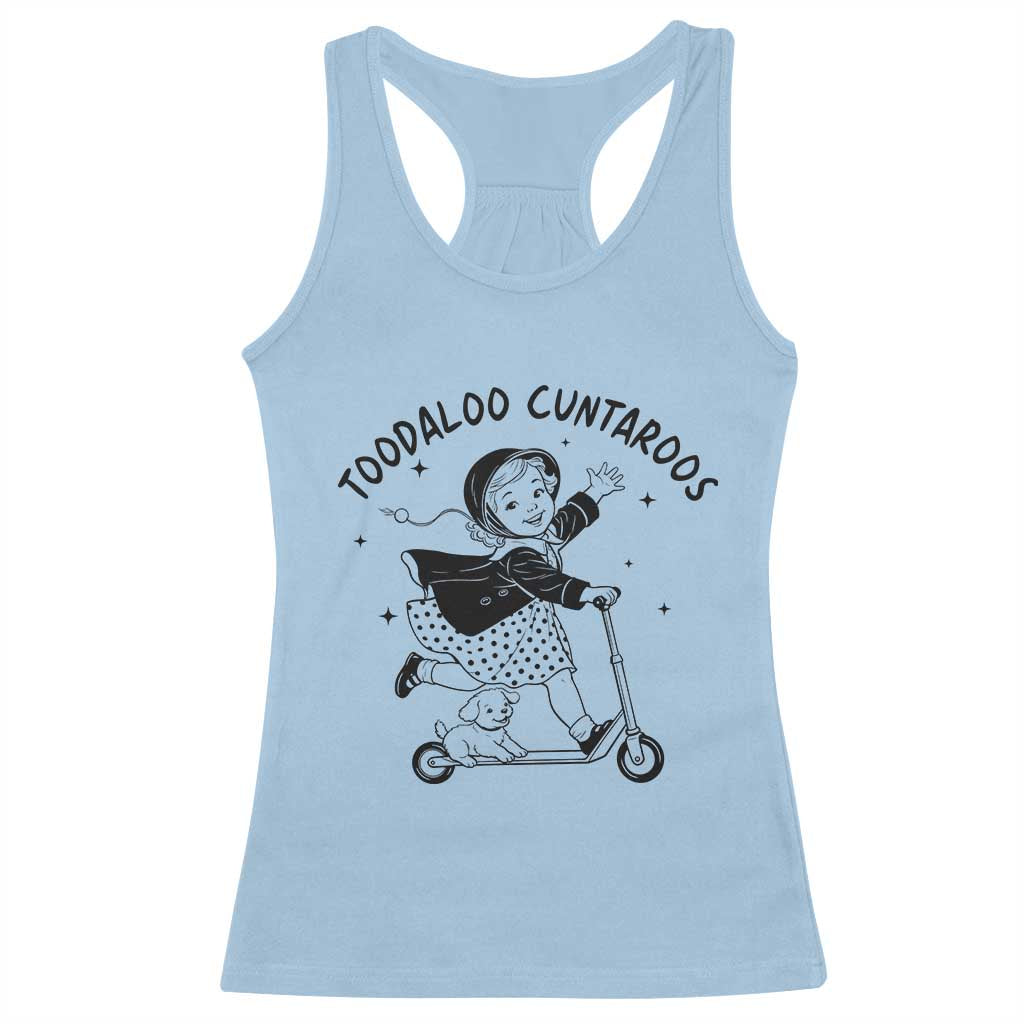 Toodaloo Cuntaroos Racerback Tank Top Funny Roller Girl Sarcastic