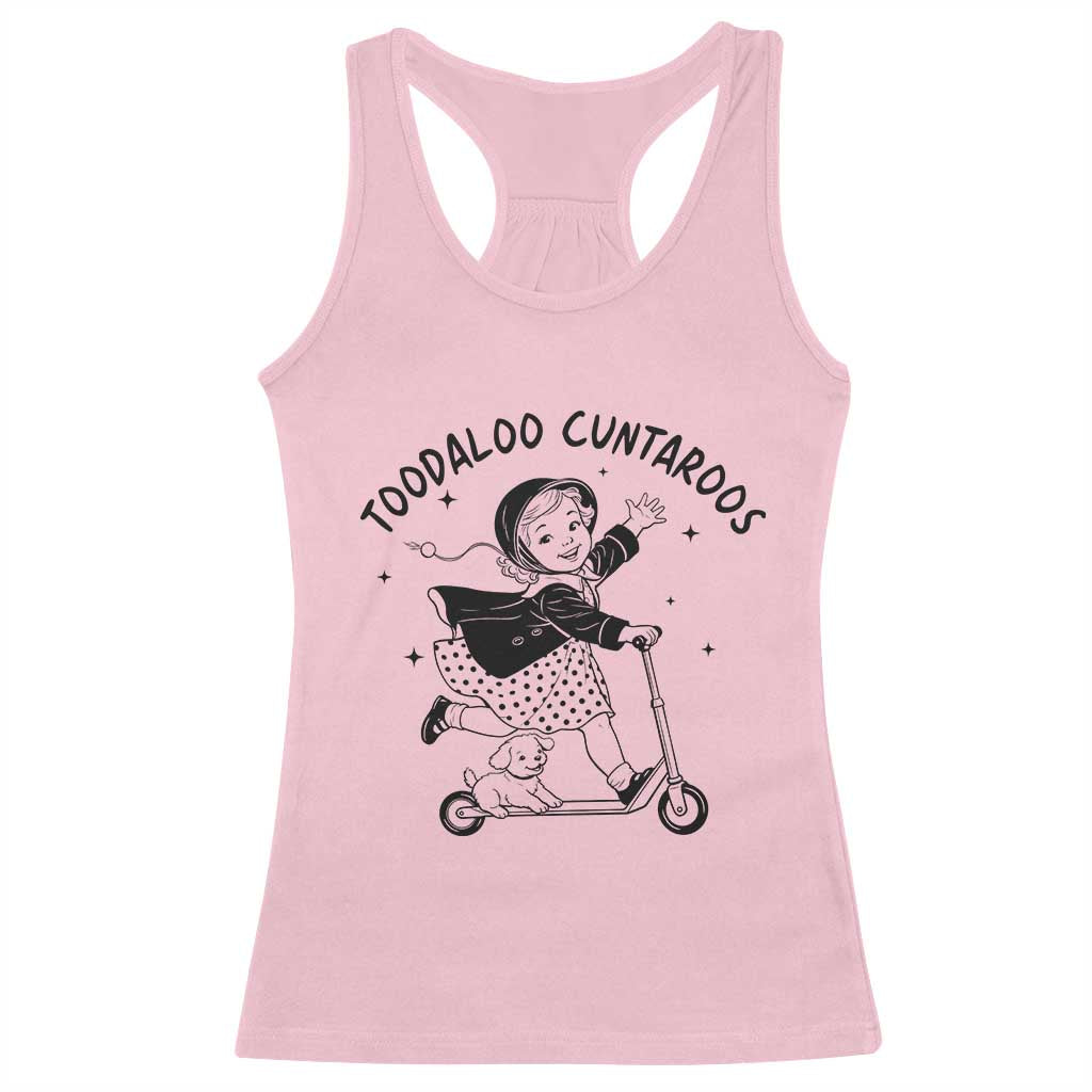 Toodaloo Cuntaroos Racerback Tank Top Funny Roller Girl Sarcastic