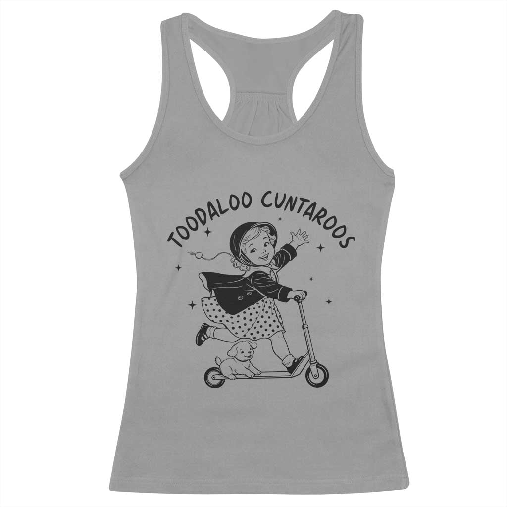 Toodaloo Cuntaroos Racerback Tank Top Funny Roller Girl Sarcastic