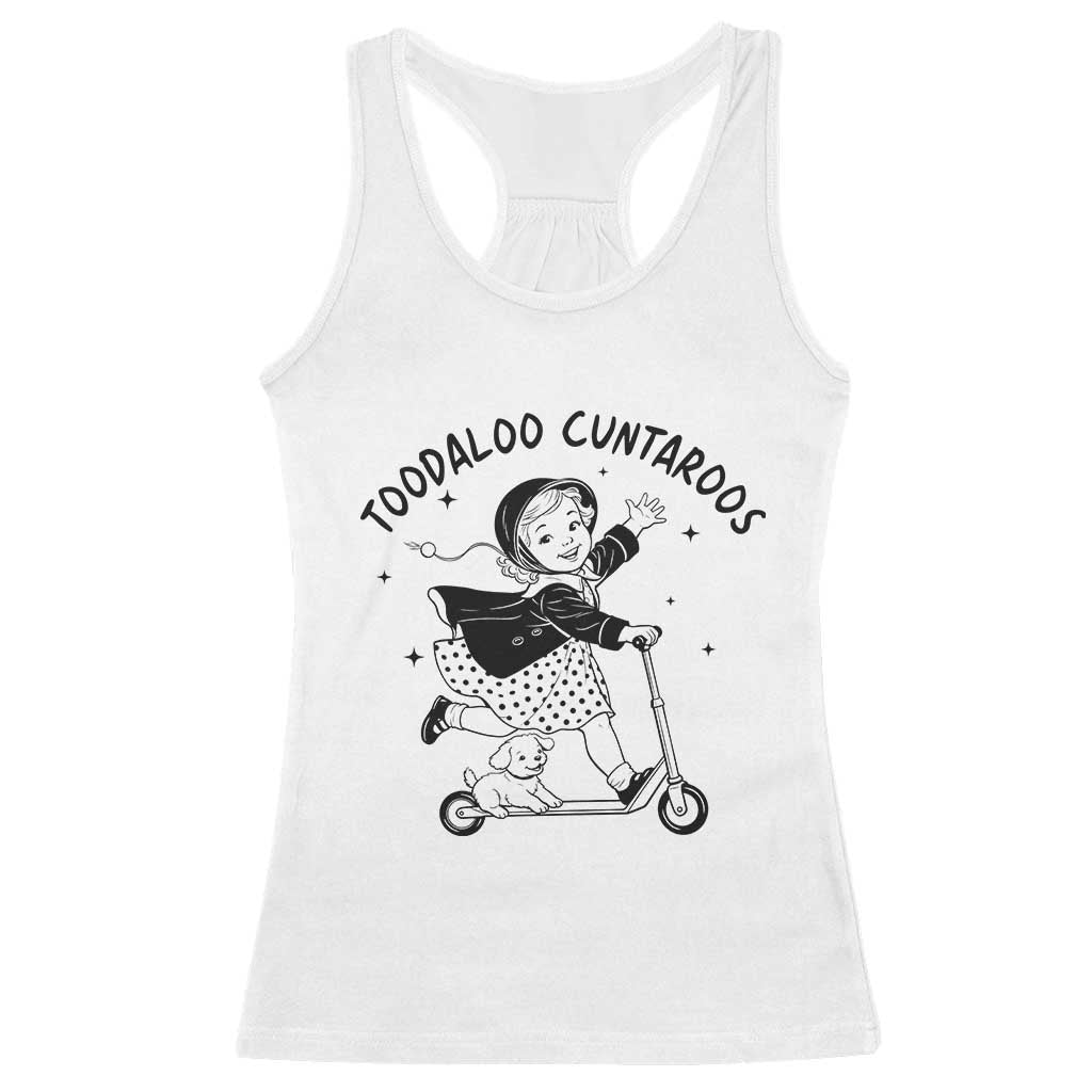 Toodaloo Cuntaroos Racerback Tank Top Funny Roller Girl Sarcastic