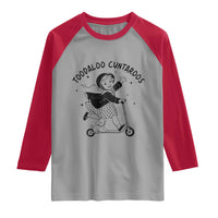 Toodaloo Cuntaroos Raglan Shirt Funny Roller Girl Sarcastic