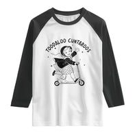 Toodaloo Cuntaroos Raglan Shirt Funny Roller Girl Sarcastic