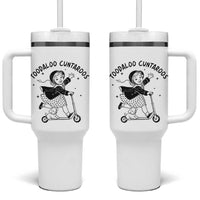 Toodaloo Cuntaroos Tumbler With Handle Funny Roller Girl Sarcastic